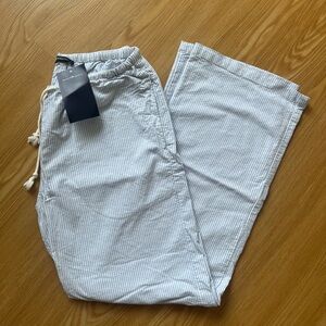 Brandy Melville Light Blue Striped Pants